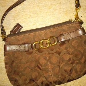 Coach mini bag or large wristlet